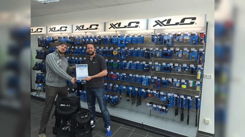 Die neue XLC-Wand bei Planet of Bikes