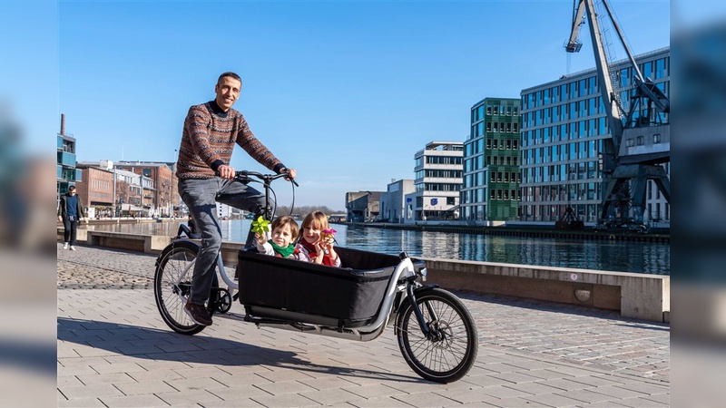 Die Stadt Münster hat die Anschaffung von Lastenrädern und Fahrradanhängern subventioniert.