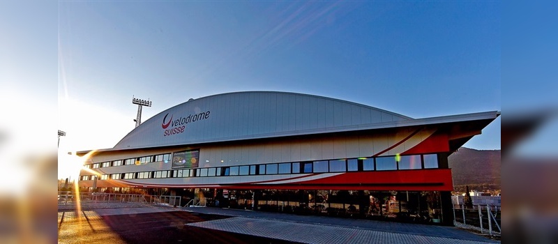 Ein imposanter Bau: Das im vergangenen Jahr eröffnete Velodrome Suisse in Grenchen