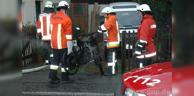 Die Passauer Neue Presse berichtet über die Explosion eines E-Bikes.