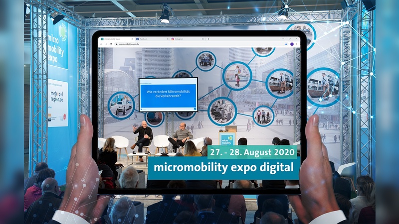Die micromobility expo findet dieses Jahr digital statt. 