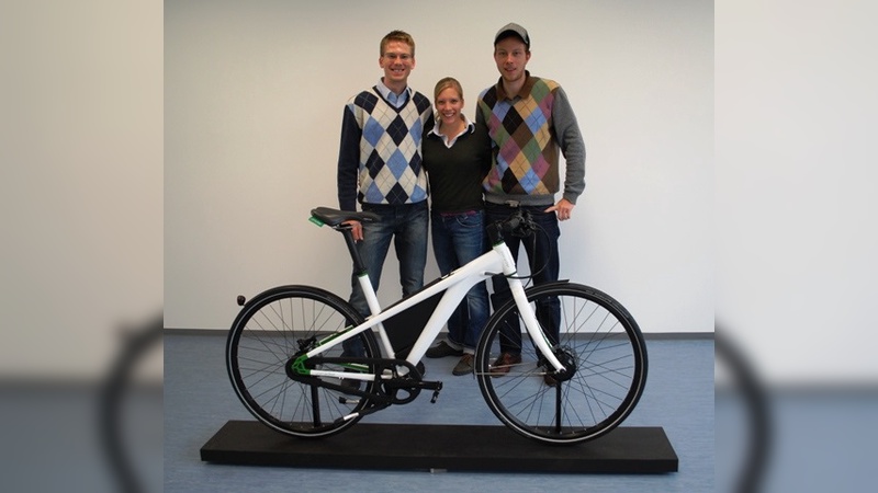 Das Vorradler-Team: Matthias Blümel (Technische Leitung), Anja Schmidt-Amelung (Vermarktung/PR), Stefan Wegerle (Technische Leitung)