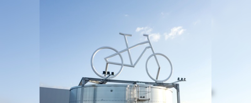 Symbol für den Start der Fahrradproduktion in Emstek