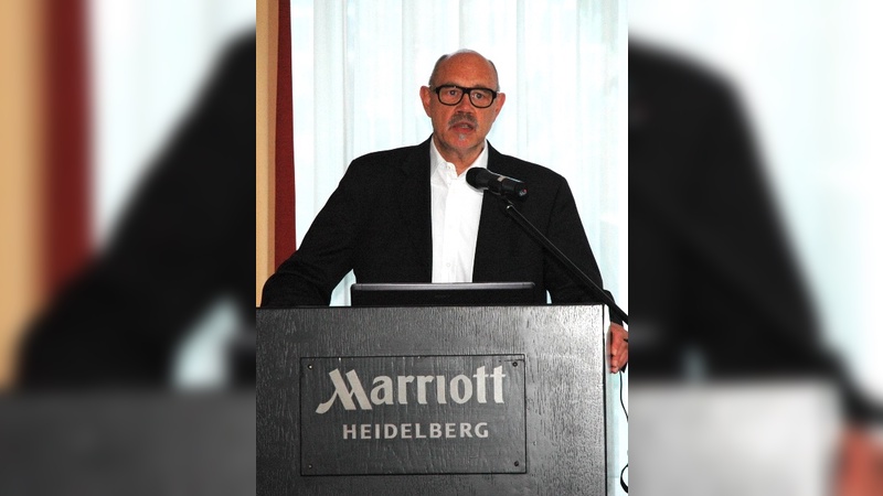Franz Linder auf der ZIV-Tagung in Heidelberg