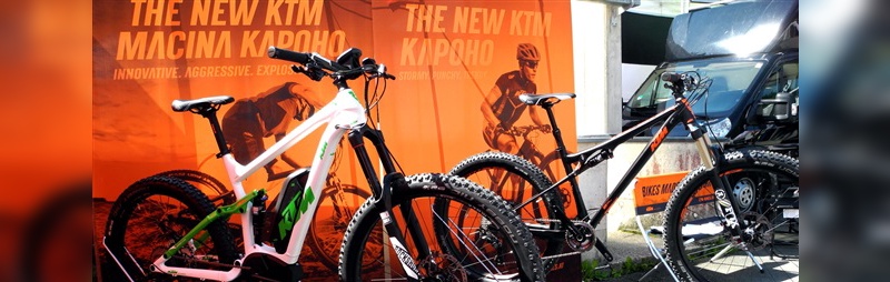 In Kirchberg stellte KTM auf den Eurobike Media Days unter anderem seine neue 27+ Linie Kapoho vor.