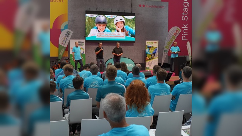 Foto: AKTIONfahrRAD - die letzte Lehertagung fand im Rahmen der Eurobike in Frankfurt statt. 