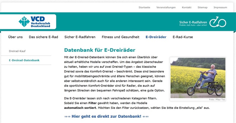 E-Dreirad-Datenbank