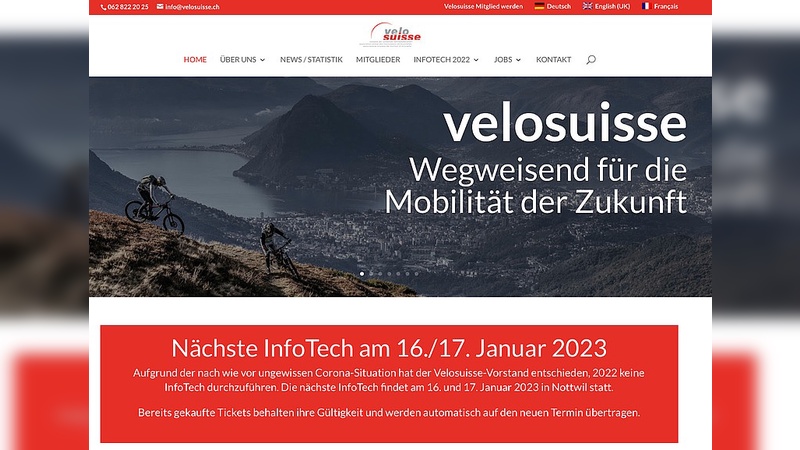 Die nächste Infotech findet im Januar 2023 statt.