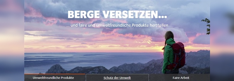 "Berge versetzen" will Vaude nicht nur mit seiner Nachhaltigkeitsberichterstattung.