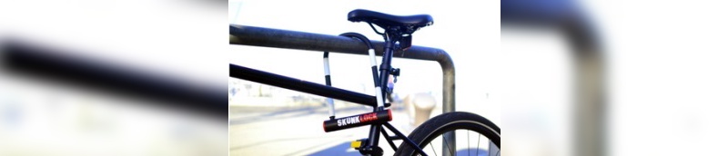 Skunk Lock: Fahrradschloss mit Überraschungspotential für Fahrraddiebe.