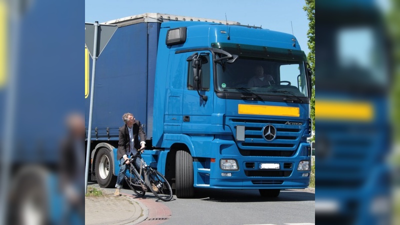 Hier wird's für den Radfahrer lebensgefährlich!