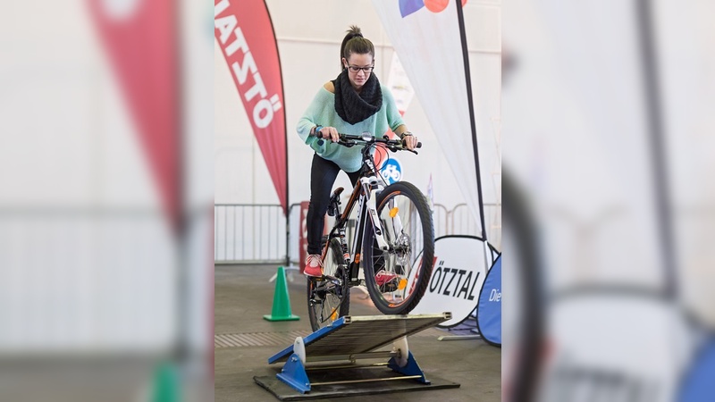 Fahrradtesten auf der Rad+Outdoor in Bremen