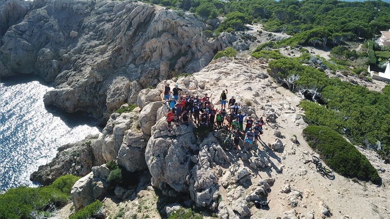 Eine attraktive Kulisse: Das Haibike Trainigscamp auf Mallorca.