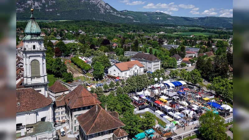 Malerisch gelegen: Das Festival-Gelände der Bike Days