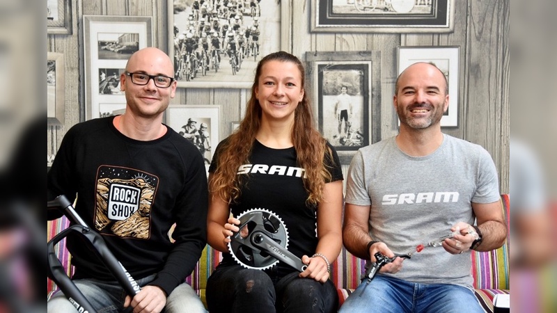 v.l.: Christoph Vad, Nadja Tröger, Christian Bötz - Foto: Sram