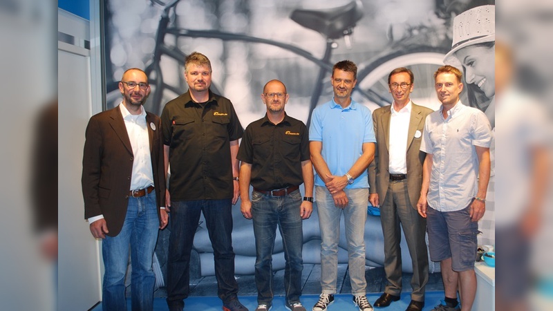 v.l. Ulf C. Blume, Markus Fritsch, Jürgen Wetzstein, Lars Röttger, Andreas Lübeck, Stefan Reisinger