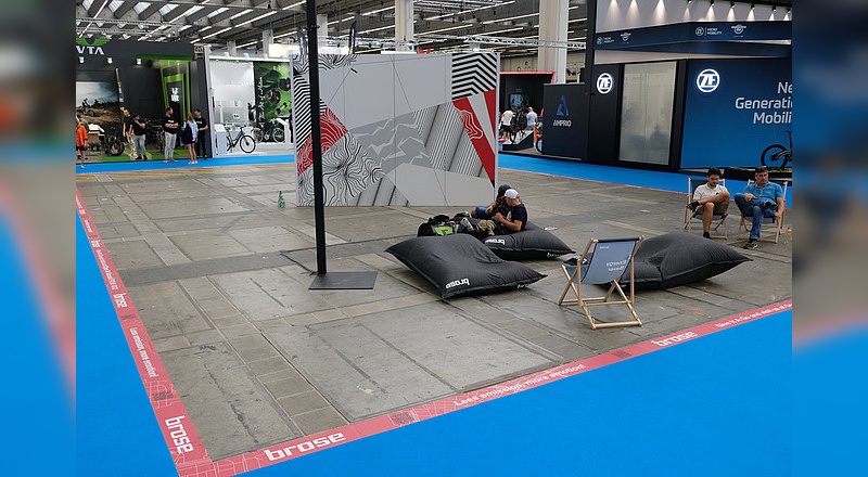 Keine Produkte, sondern eine Botschaft: Der Auftritt von Brose in Halle 8 auf der Eurobike war erklärungsbedürftig.