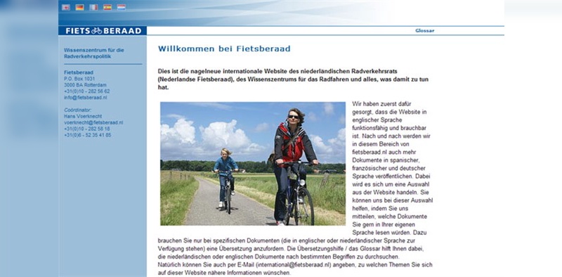 Die Fahrrad-Experten-Seite kommt jetzt auch in Deutsch.