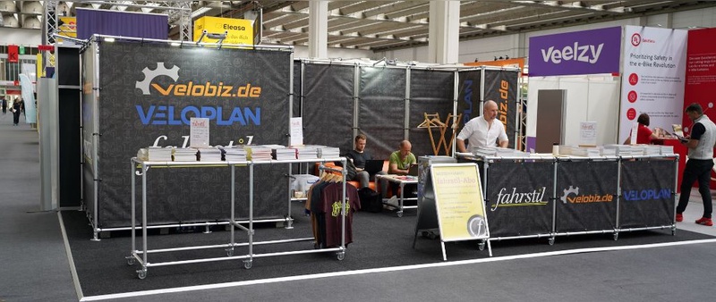 Neuer Messestand von velobiz.de auf der Messe Frankfurt