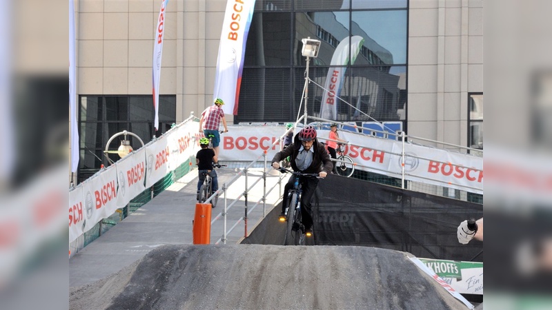 E-Bike-Testen stand im Mittelpunkt in Dortmund.