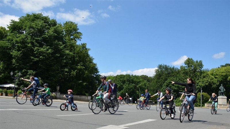 Die ADFC-Sternfahrt in Berlin hat bereits Tradition.