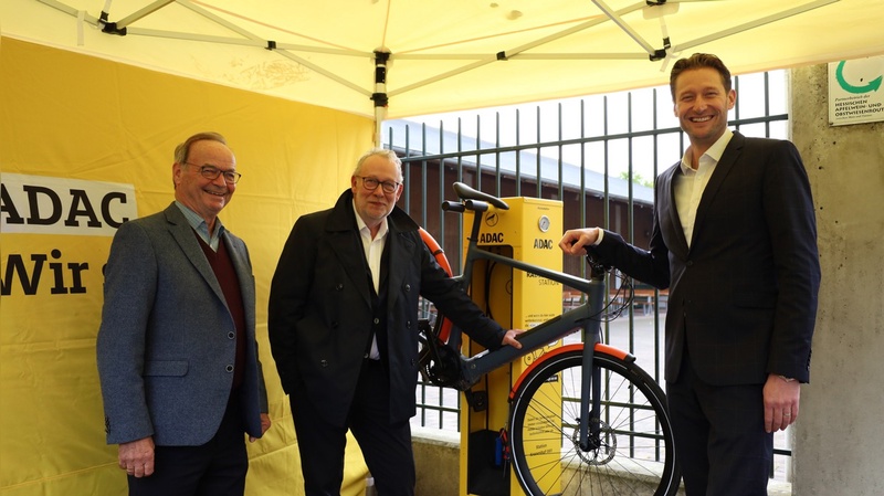 Erste ADAC Radservice-Station in Hessen