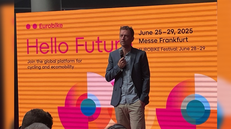 Foto: velobiz.de - Stefan Reisinger kündigte in Frankfurt eine zweite Messemarke an, die künftig neben der Eurobike etabliert werden soll. Foto: velobiz.de - Stefan Reisinger kündigte in Frankfurt eine zweite Messemarke an, die künftig neben der Eurobike etabliert werden soll.