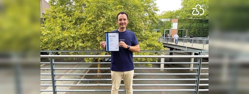 Foto: Business Bike - Geschäftsführer Stefan Page freut sich über die Zertifizierung. Foto: Business Bike - Geschäftsführer Stefan Page freut sich über die Zertifizierung.