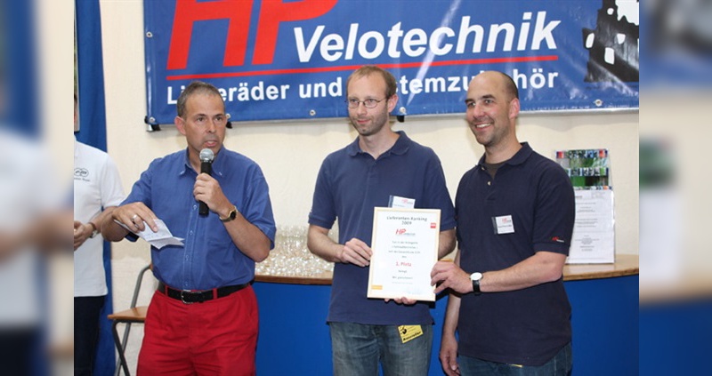 HP Velotechnik war der Sieger beim VSF-Lieferanten-Ranking in der Kategorie Hersteller