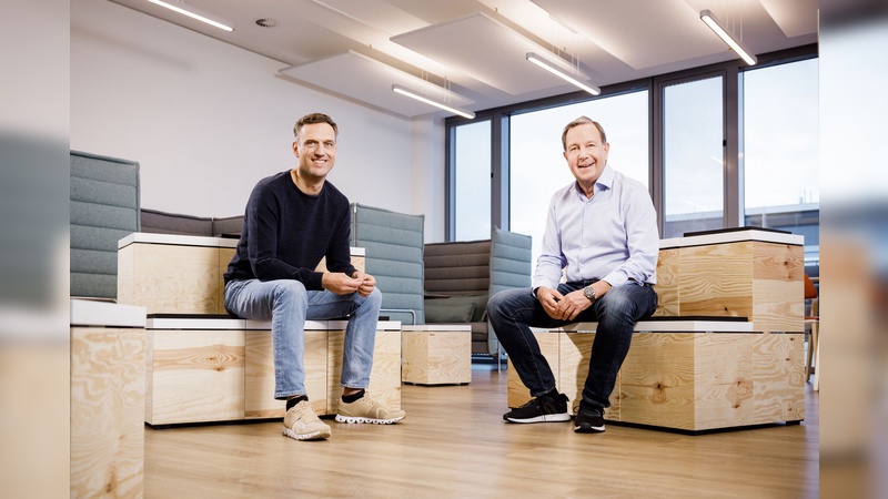 Die neuen und alten Amazon-DE-Chefs Rocco Braeuniger (li.) und Ralf Kleber (re.)