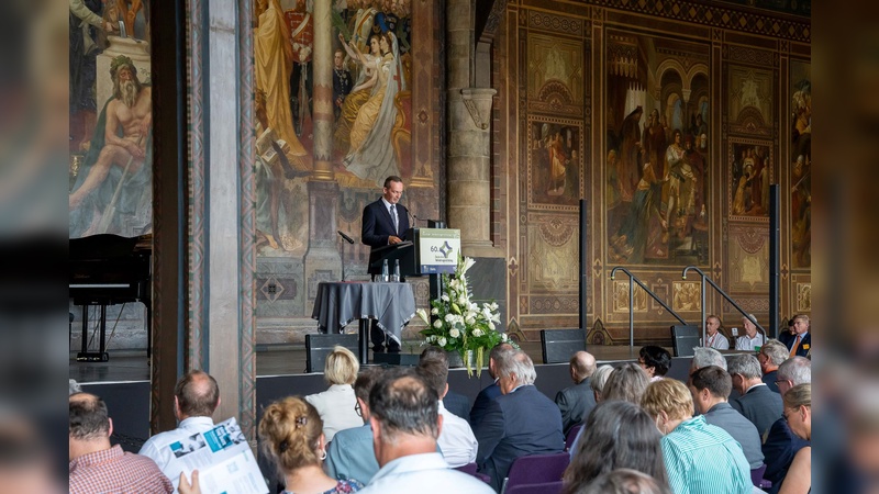 Bundesminister Volker Wissing bei der Eröffung des Deutschen Verkehrsgerichstages in Goslar