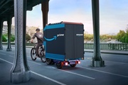 Amazon setzt die Fahrradanhänger K-Ryole in New York ein. 
Illustration: K-Ryole
