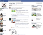 Fahrrad-Kaiser benutzt ein altes (privates) Facebooklayout.