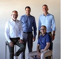 Foto: Fuchs Movesa - neu formierte Geschäftsleitung mit CEO Richard Merz, CMO Patric Meyer und CSCO Felix Rüegg sowie Neuzugang Thomas Notz
