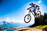 Der Bikepark Innsbruck bietet ein herrliches Panorama.