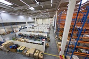 Blick in das neue Firmendomizil von Riese und Müller