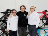 v.l.: Firmengründer Gervais Rioux, CEO Martin Le Sauteur und Mehrheitseigner Henrik Lyngbye  Pedersen   Foto: Argon 18