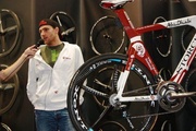 Faris al Sultan auf der Eurobike am Stand von Xentis