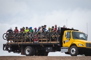 Interbike 2014 OutDoor Demo in Boulder City - Transfer zu den Trails