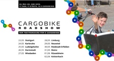 Die Roadshow bringt Cargobikes in die Öffentlichkeit.