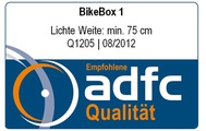 ADFC-Auszeichnung für die BikeBox