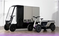Foto: Also Inc. - zwei E-Quads für den gewerblichen Gütertransport wurden ebenfalls vorgestellt. 