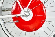 Das Copenhagen Wheel am Fahrrad