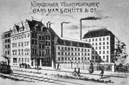 Sachs Velocipedfabrik um 1900