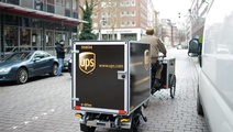 ... UPS konnten den E-Trailer schon testen.