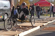 Anspruchsvolle Teststrecke beim Händler-Workshop von Hase Bikes