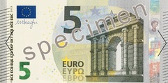 5-Euro-Geldschein mit neuem Gesicht