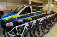 Pedelecs im Polizeieinsatz in Hessen.