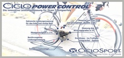 Neu bei CicloSport - Leistungmesser PowerControl
