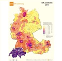 Deutliche Unterschiede in de Kaufkraft zwischen und innerhalb der Länder